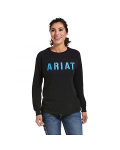 Ariat Women's Rebar Cotton Strong Block T-Shirt Black