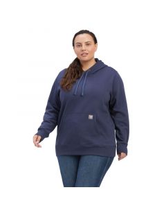 Ariat Womens Rebar Aztec Flag Graphic Hoodie Mood Indigo