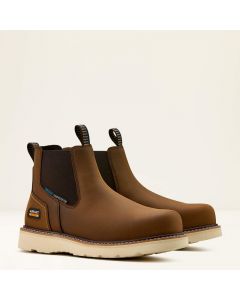 Ariat Men's Rebar Wedge Chelsea Waterproof Composite Toe Work Boot