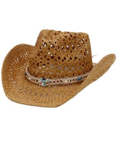 Cap Zone Coastal Crochet Cowboy Hat