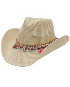 Cap Zone Pink Deco Coastal Cowgirl Hat