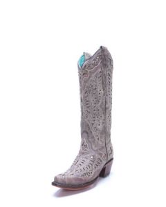Corral Womens Glitter Butterfly Cowboy Boots