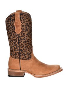 Circle G Kid's Honey Leopard Print Western Boots