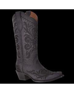 Circle G Women's Black Filigree Western Boots