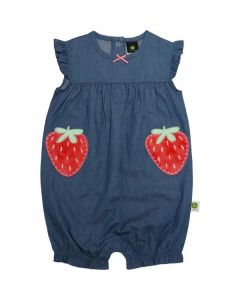 John Deere Infant Girl's Strawberry Romper