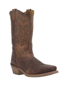 Laredo Men's Nico Brown Square Toe Western Cowboy Boot