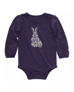 Carhartt Infant Long Sleeve Floral Bunny Bodysuit