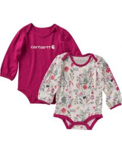 Carhartt Infant Long-Sleeve Wildflower Print Bodysuit Set