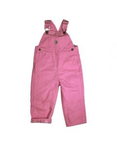 Carhartt Infant Washed Canvas Bib Overall Flannel Lined