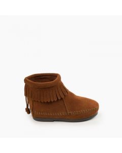 Minnetonka Child's Back Zip Hardsole Boot