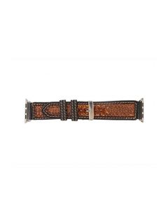 Myra Women's Tyler Springs Hand-tooled Leather Watchband