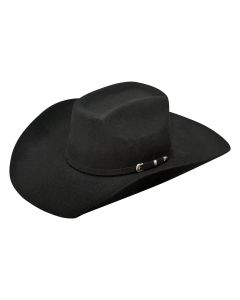 Ariat 2X Wool Added Money Black Felt Hat