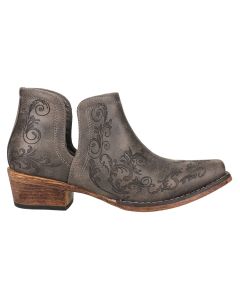 Roper Ava Paisley Embossed Snip Toe Ankle Boot