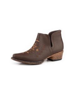 Roper Women's Snip Toe Aztec Ankle Fashion Boot