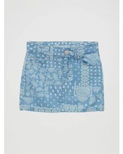 Wrangler Girls Bandana Denim Skirt