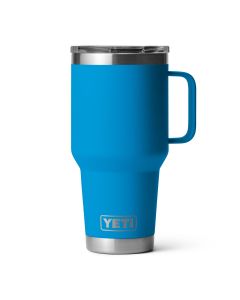Yeti Rambler 30 Oz Travel Mug Big Wave Blue