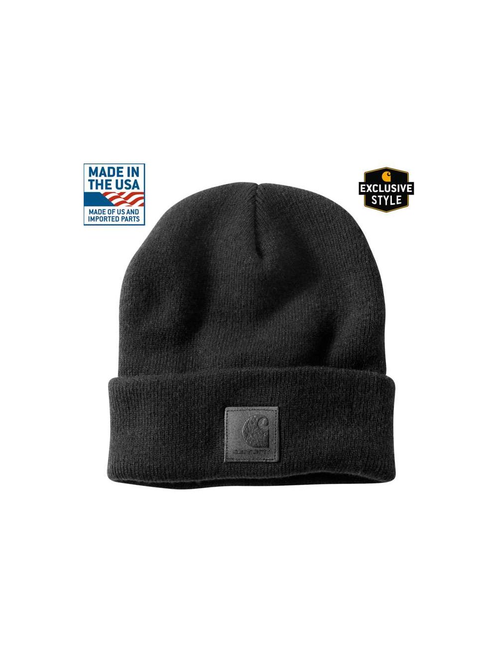 Carhartt black beanie hat shop