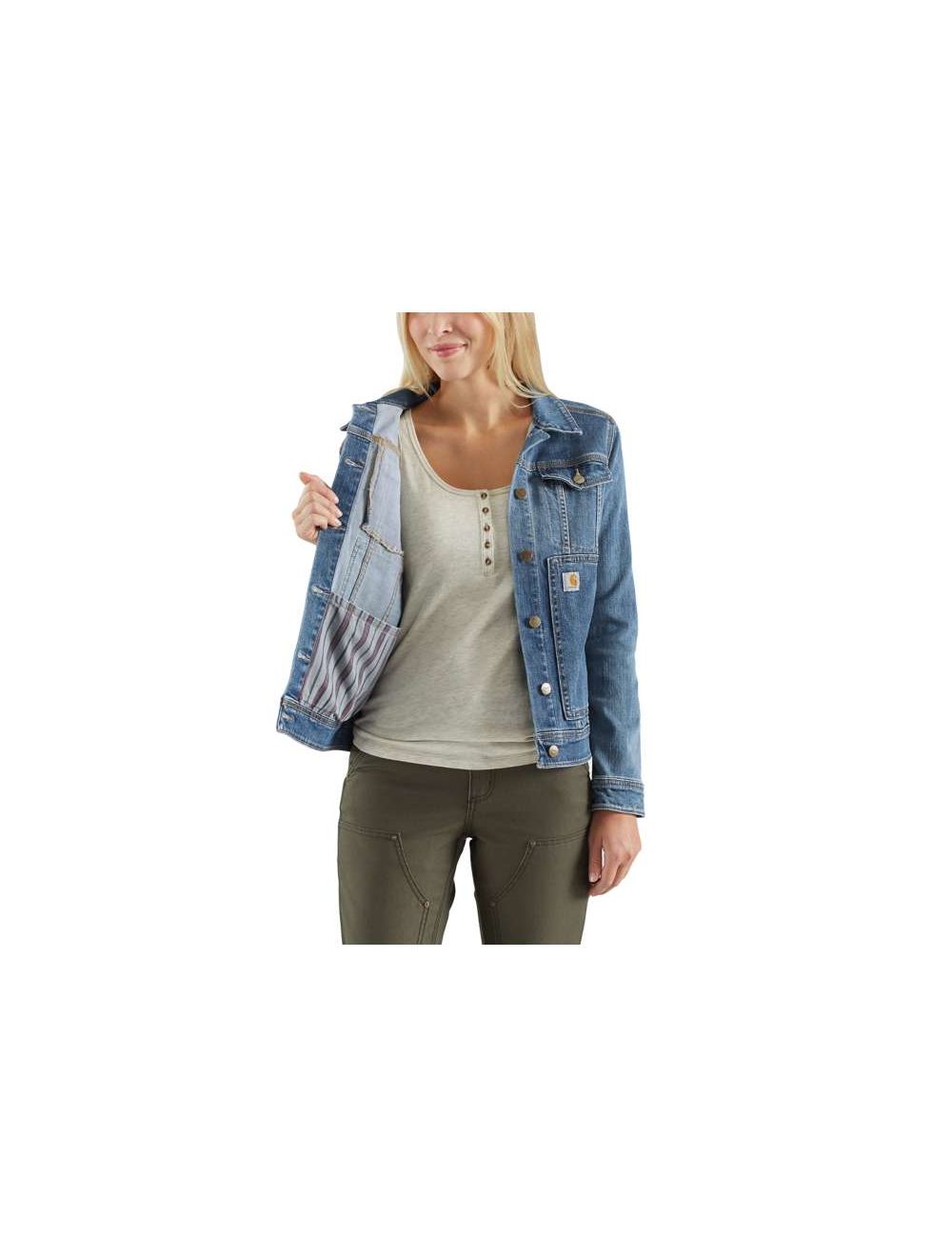 Carhartt benson denim jacket online
