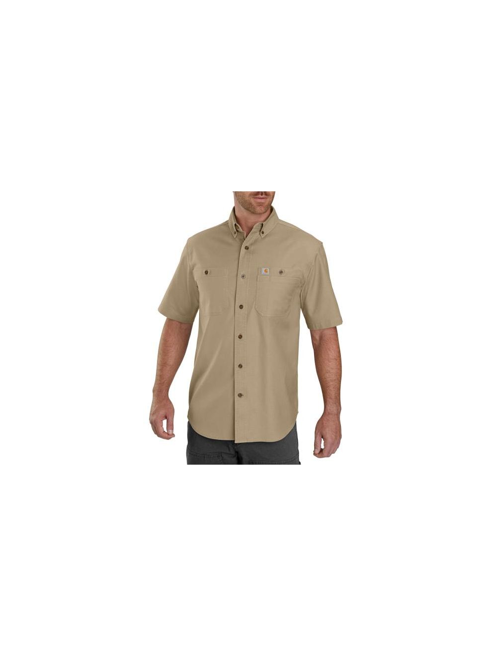 Carhartt Men s Rugged Flex Rigby Short Sleeve Work Shirt BIG TALL