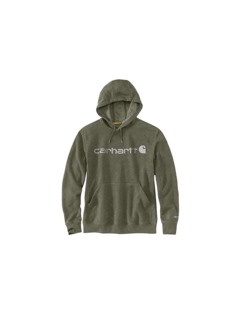 Carhartt men's force delmont signature graphic hooded sweatshir deals