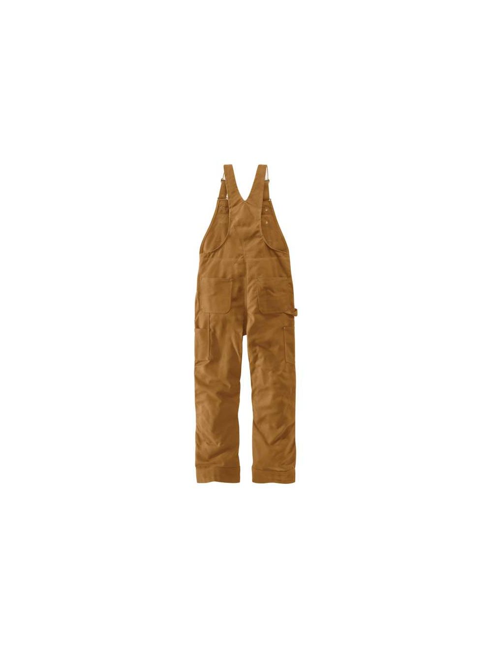 Carhartt Men's Loose Fit Firm Duck Insulated Bib Overall