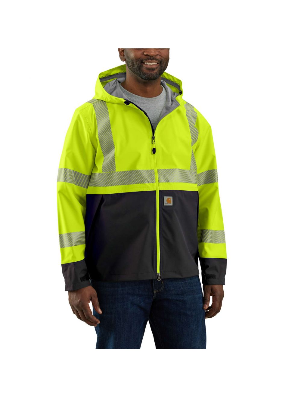 Carharrt Men s High Visibility Storm Defender Loose Fit Midweight Class 3 Jacket