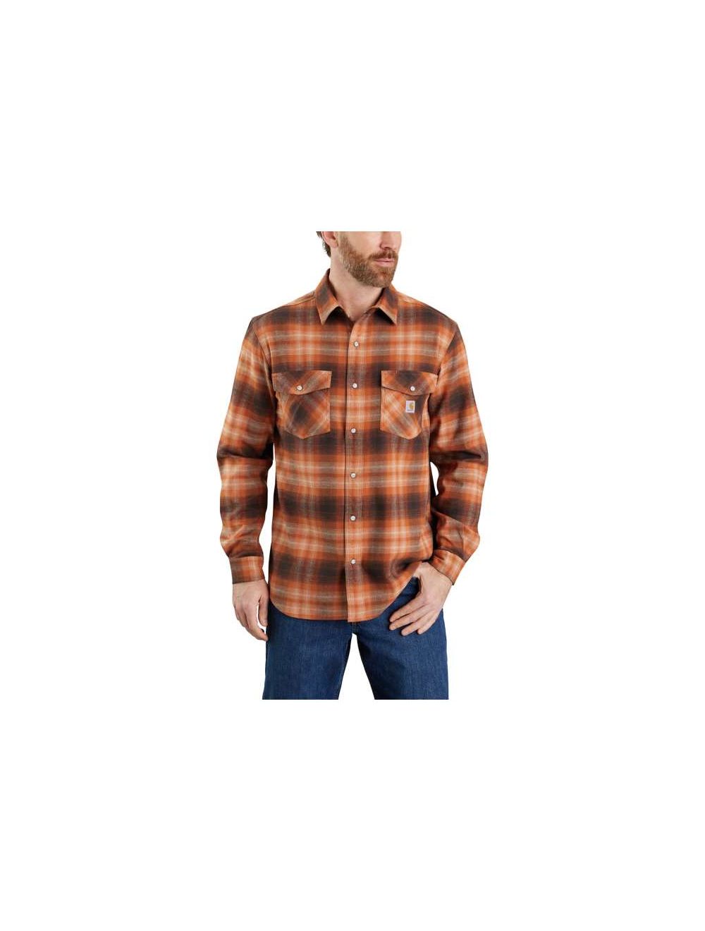 Carhartt snap shirt hot sale