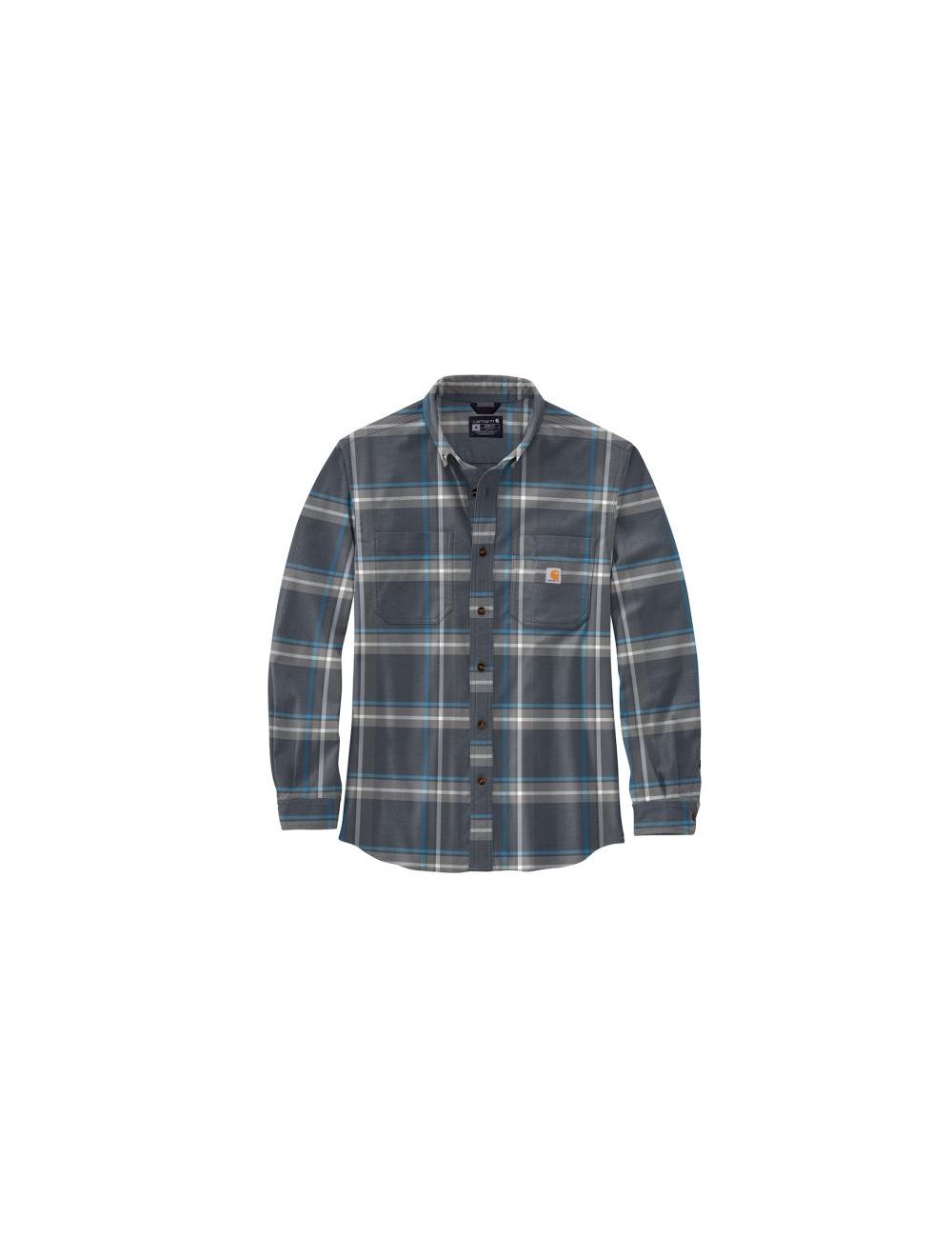 Carhartt Rugged Flex Midweight Flannel Long Sleeve Plaid Shirt BIG TALL