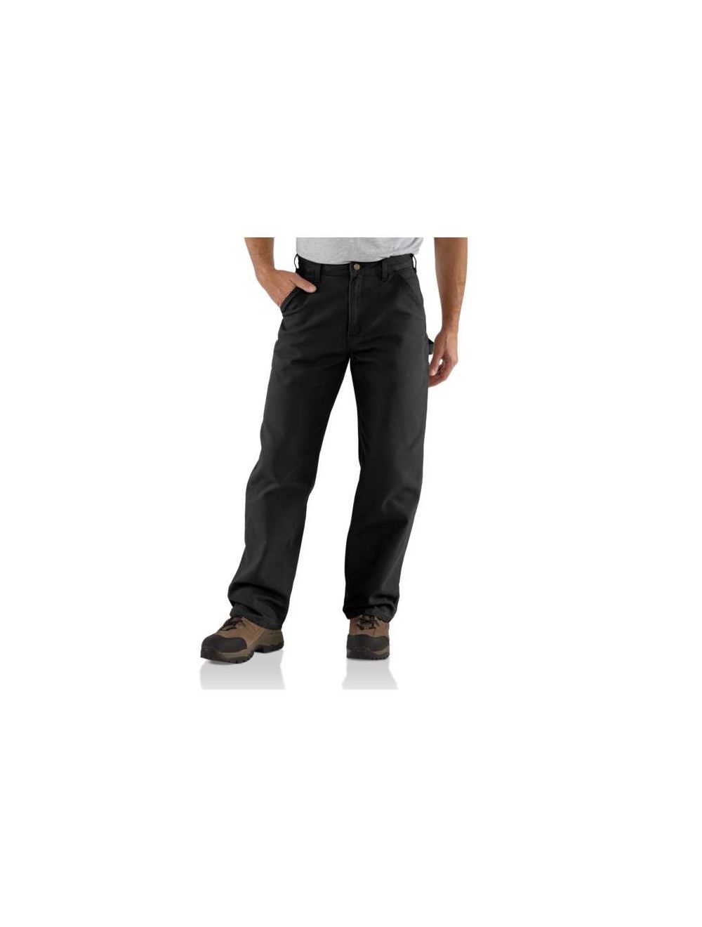 Carhartt Loose-Fit Washed Duck Utility Work Pants for Men