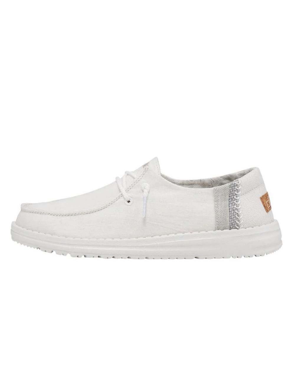 Hey Dude Women's Wendy Linen Natural White