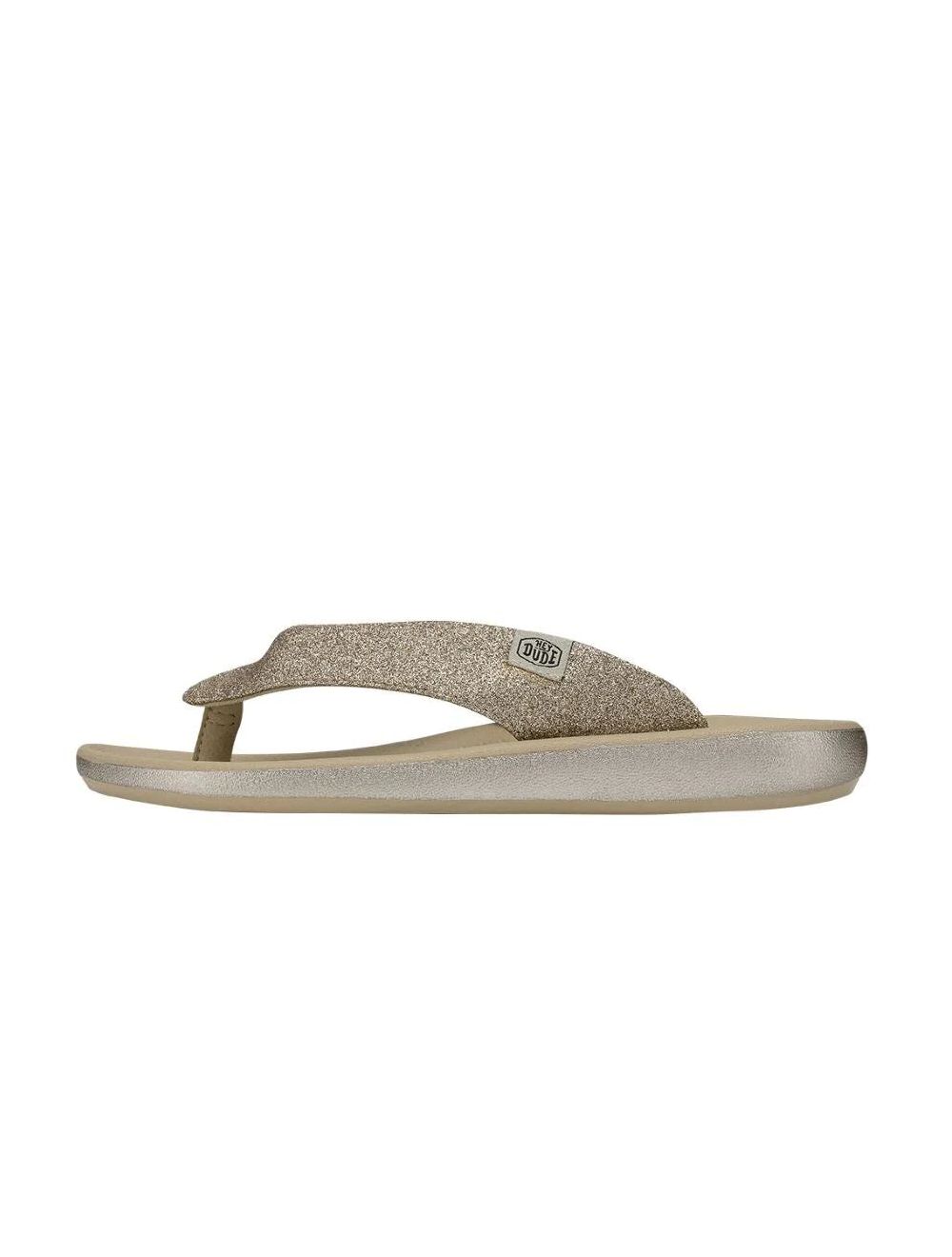 Hey Dude Women's Meg Gold Glitter