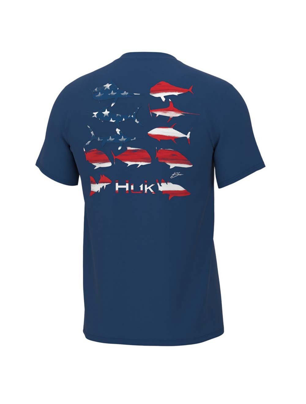 Huk Men's KC Flag Fish Tee BIG & TALL