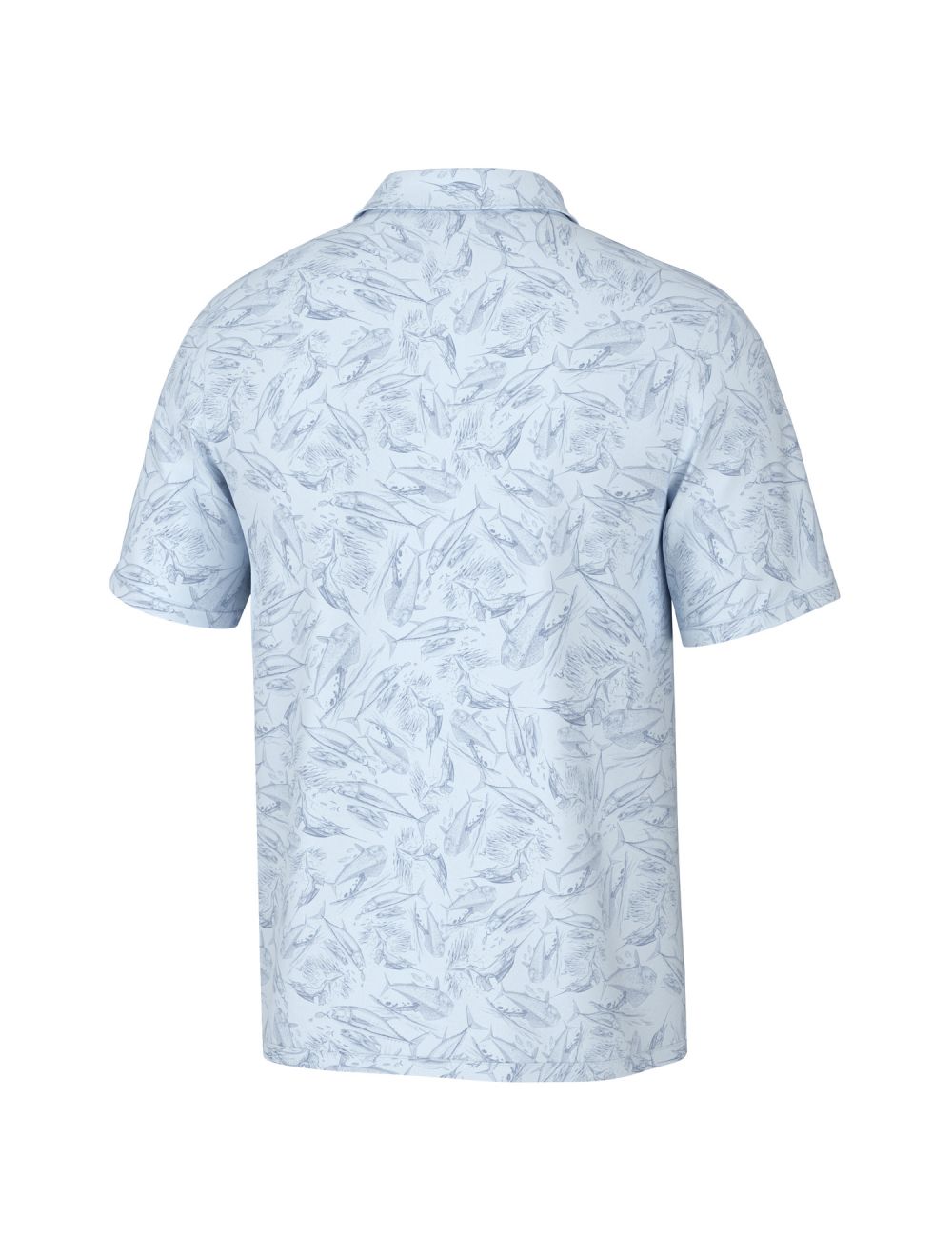 Huk Men's Pursuit Fish Chaos Polo