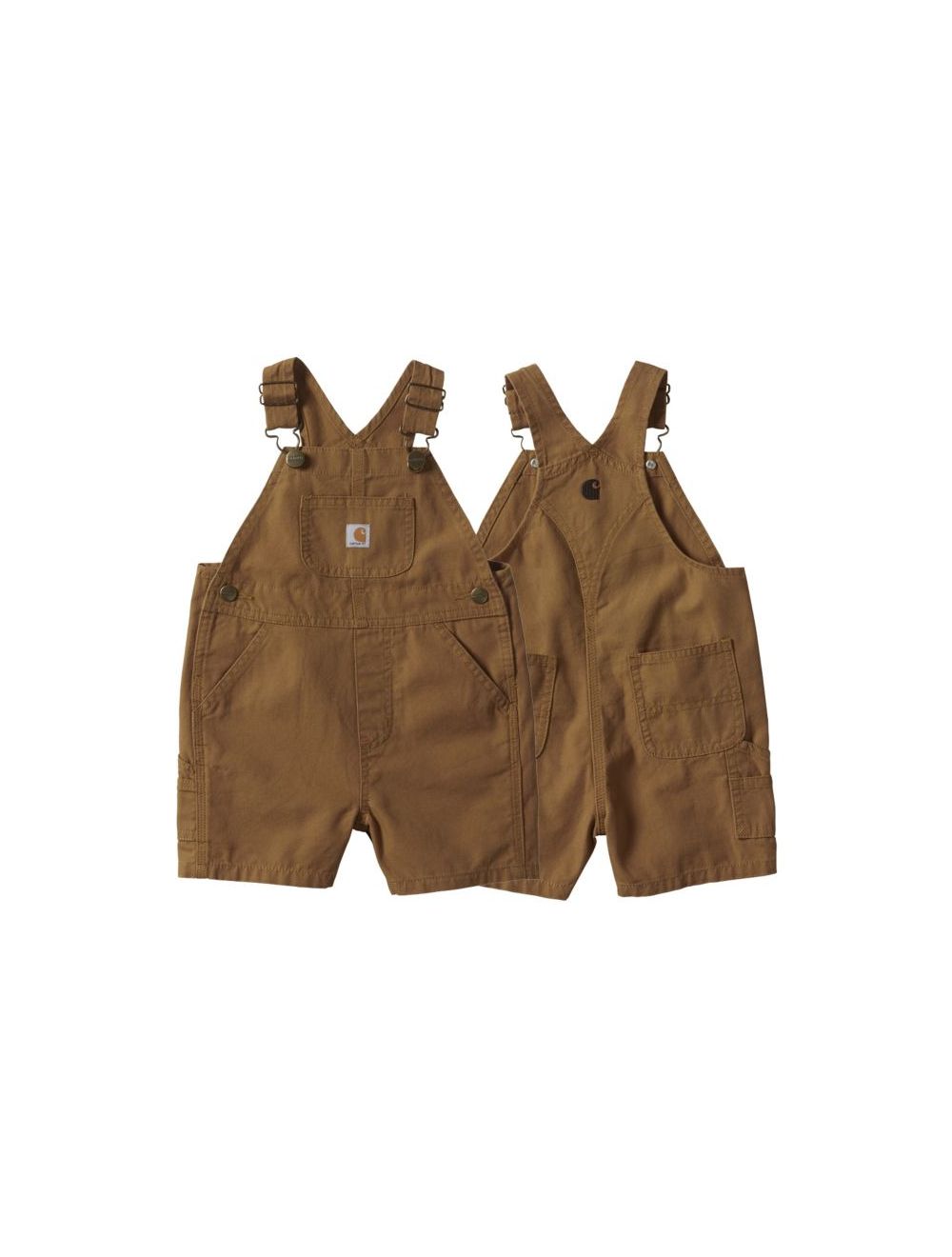 Carhartt Boys Toddler Canvas Bib Shortall