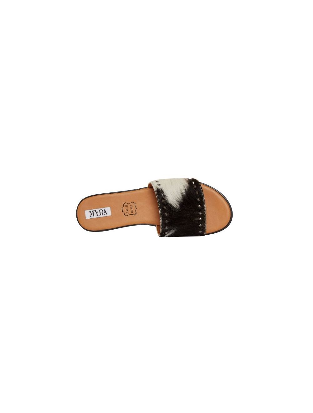 Silver studded flats online