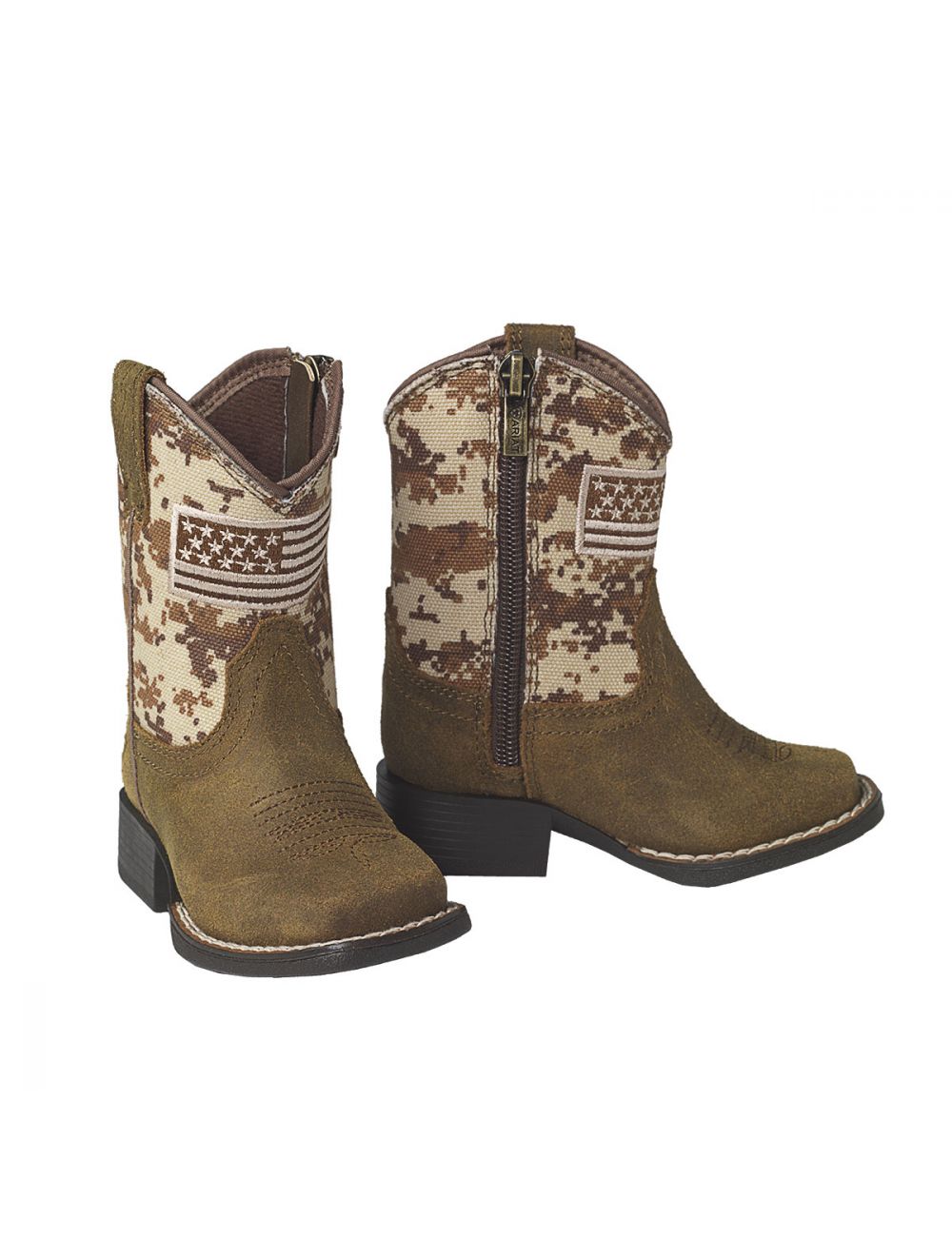 Camo boots with american flag store