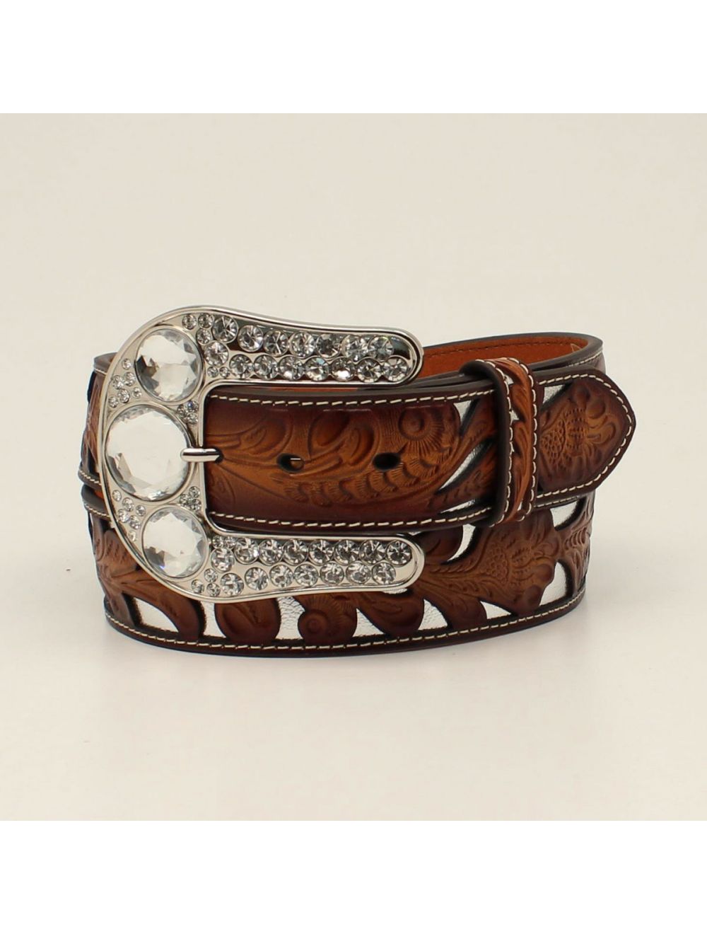 Angel Ranch Women's Calf Hair Turquoise Belt