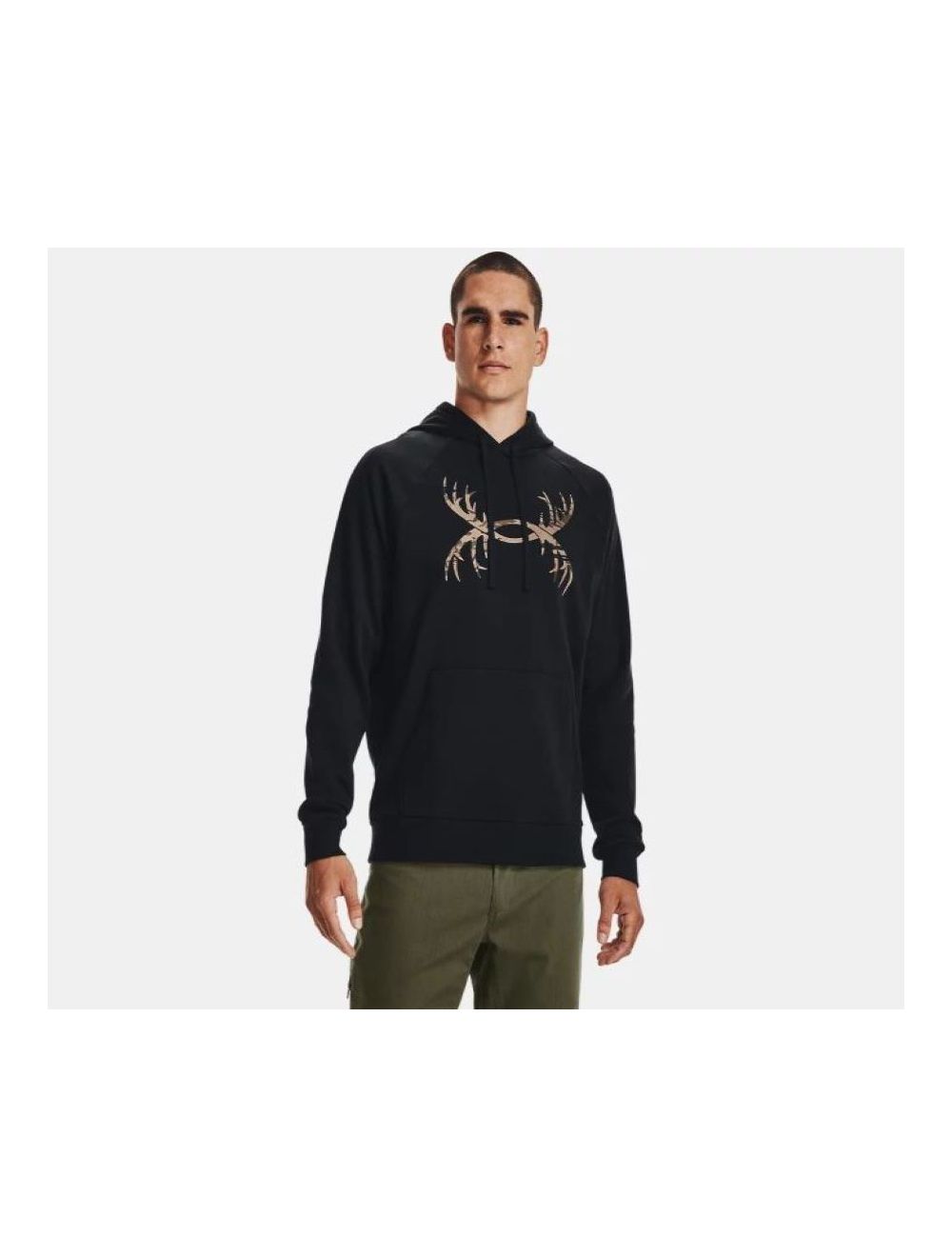 Under Armour Rival Antler Graphic Long-Sleeve Hoodie for Ladies