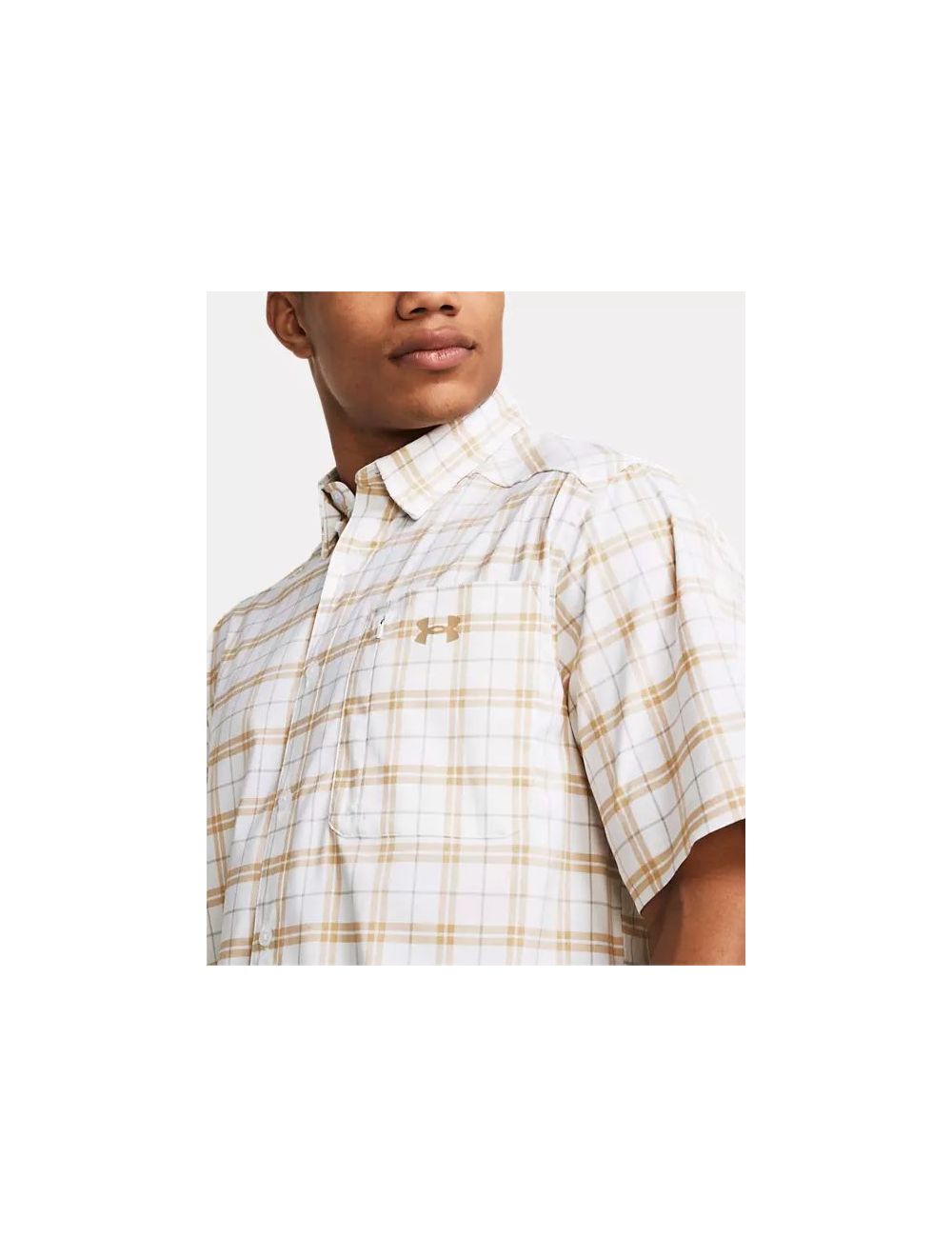 Under armour plaid shirt sale