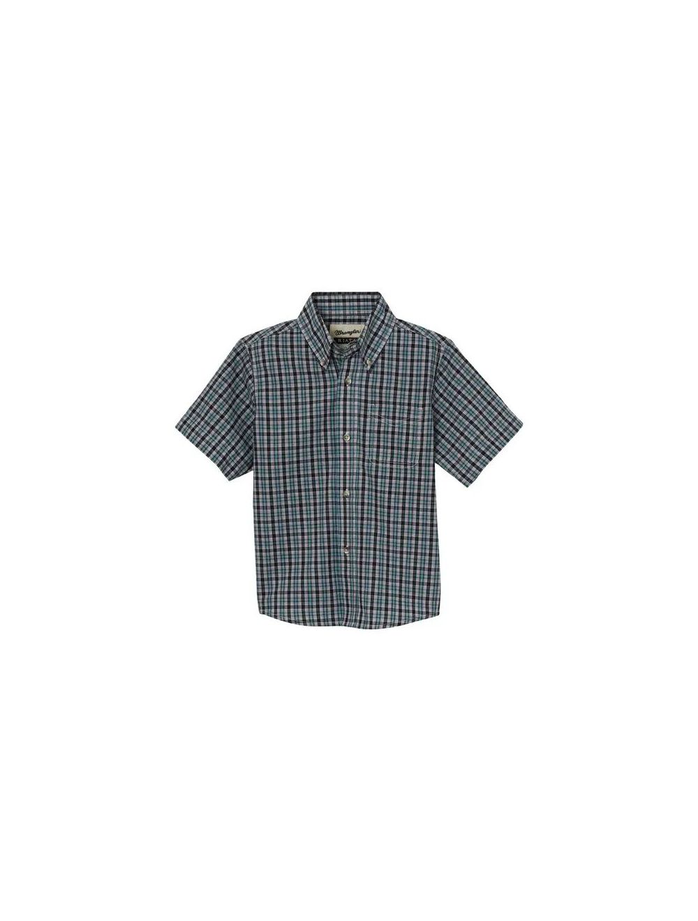 Wrangler Boys Riata Short Sleeve Button Assorted Shirt