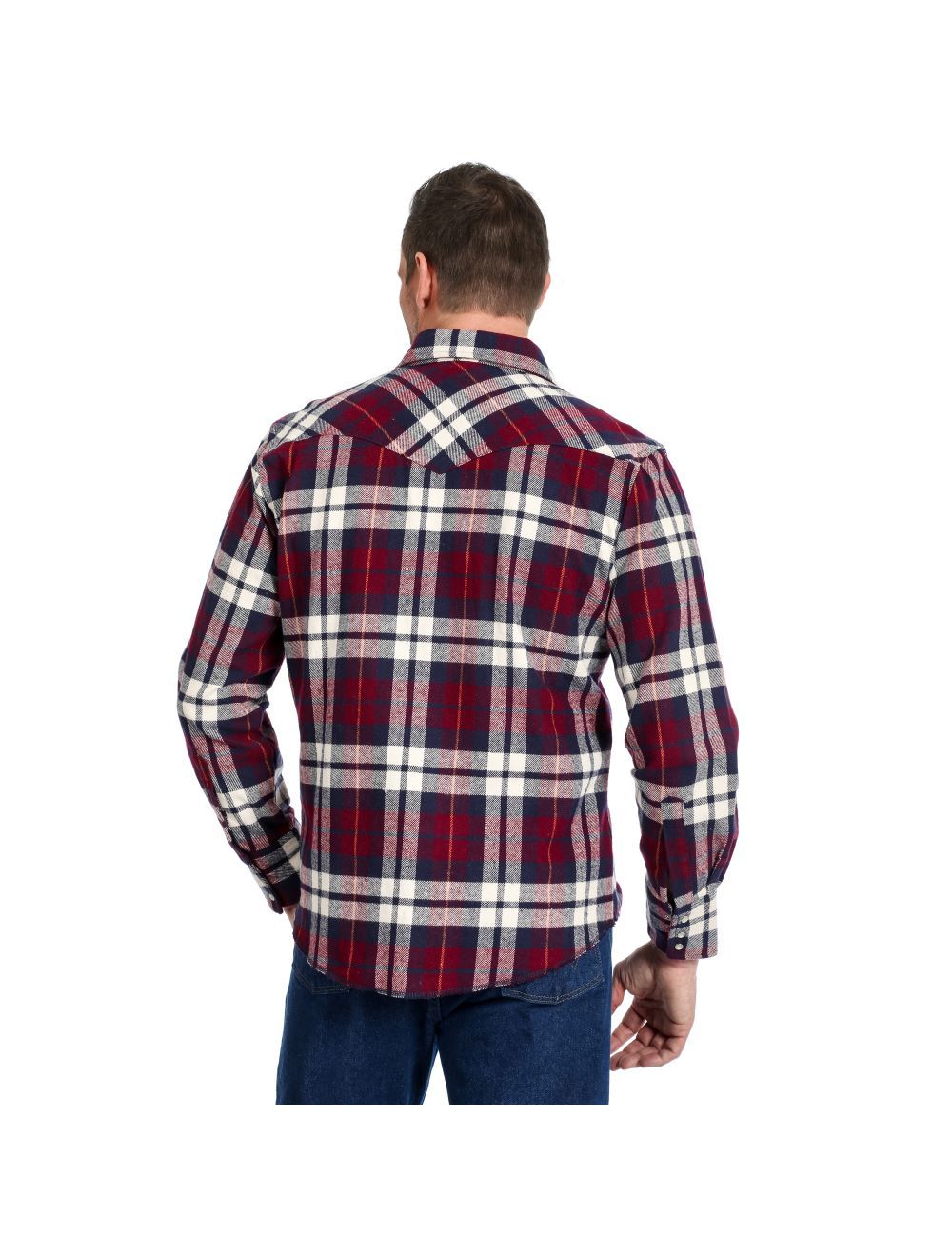 Wrangler heavyweight flannel shirt sale