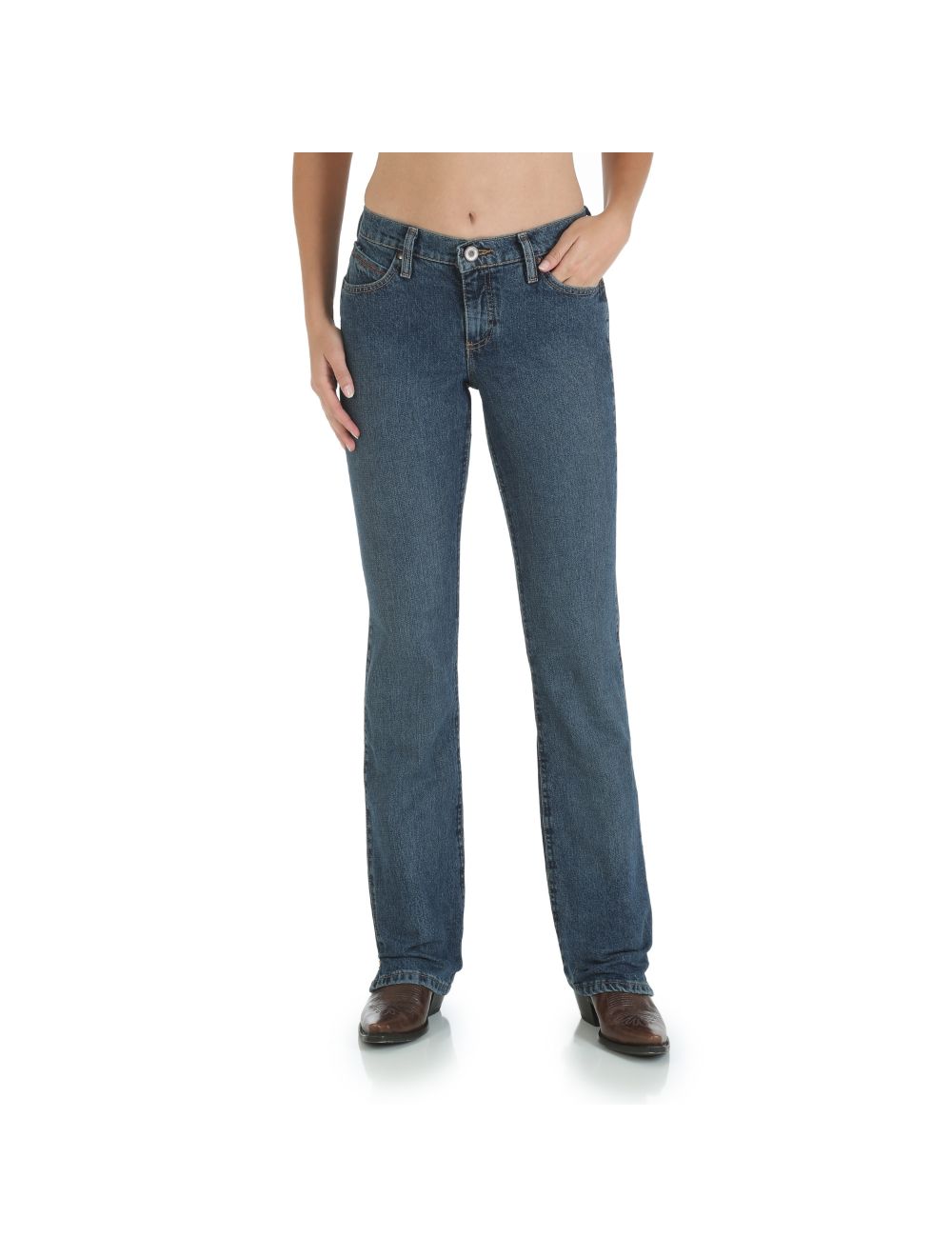 Wrangler® Cowgirl Cut® Ultimate Riding Jean - Cash Wrangler® Cowgirl Cut® Ultimate Riding Jean - Cash
