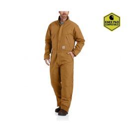 Carhartt Men's Loose Fit Washed Duck Insulated Coverall