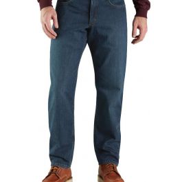 Carhartt relaxed fit holter fleece lined jean Clearance