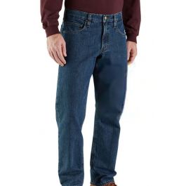 Big and tall flannel top lined jeans