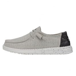 ひろやん Wendy Stretch Sox Light Grey - Women's Shoes | HEYDUDE shoes