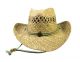 Button & Chin String Straw Hat