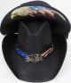 August Caps USA Band Black Straw Hat