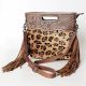 American Darling Cheetah Tooled Handbag