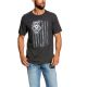 Ariat Men's Vertical Flag T-Shirt Charcoal